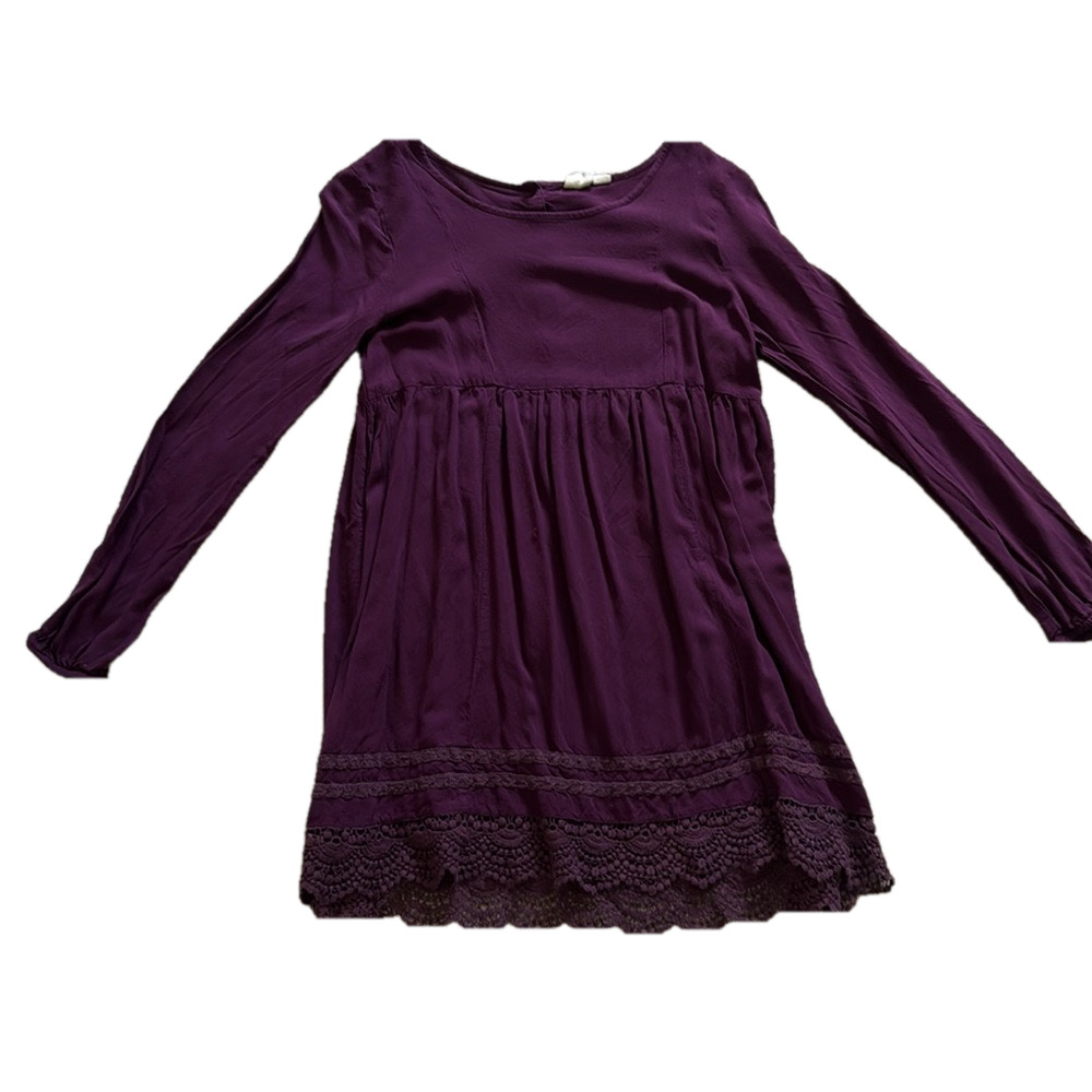 Roxy lace trim dress